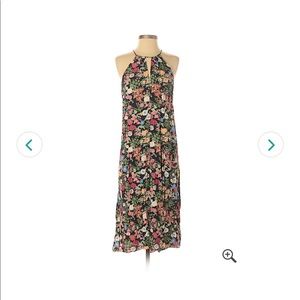 Zara floral print midi dress size small